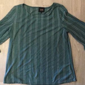 W5 Green Cotton Blouse